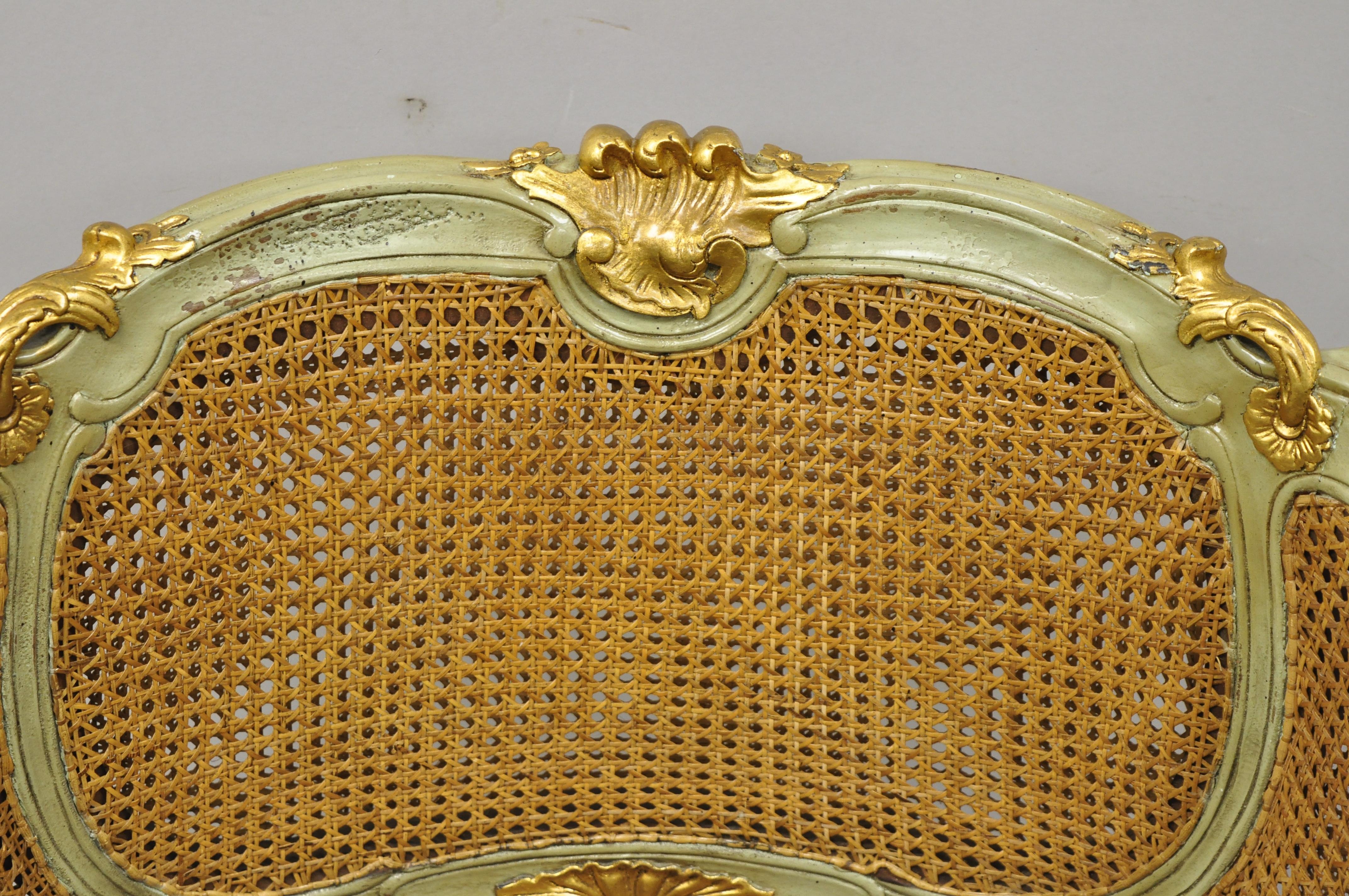 antique french cane chairs