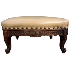 Antique French Louis XV-XVI Style Footstool