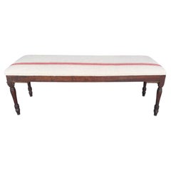 18th Century French Pair of Antique Louis XVI Provencial Walnut Benches