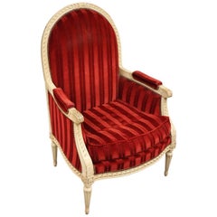 Antique French Louis XVI Bergère