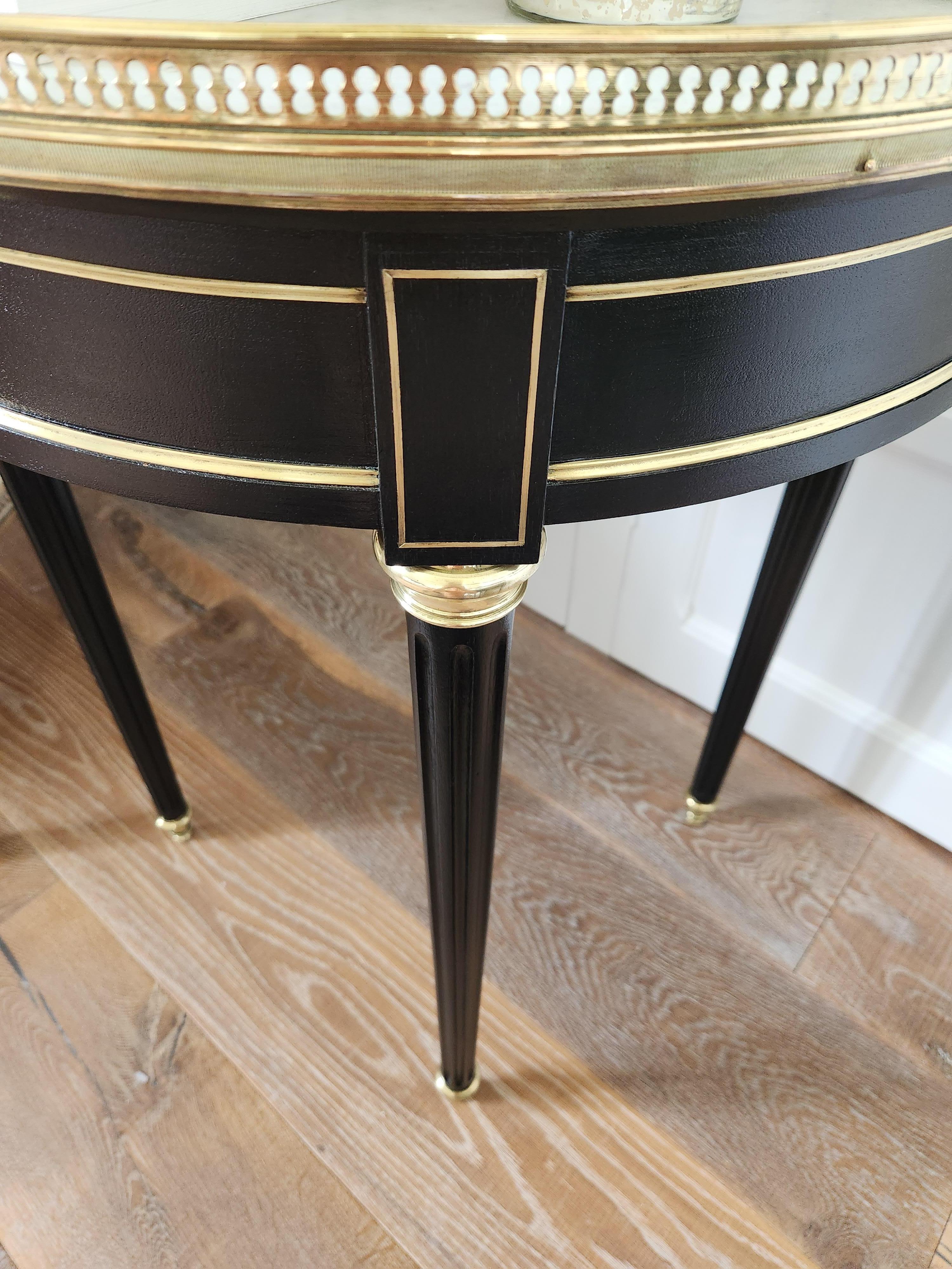 Bronze Ancienne table d'appoint Louis XVI 