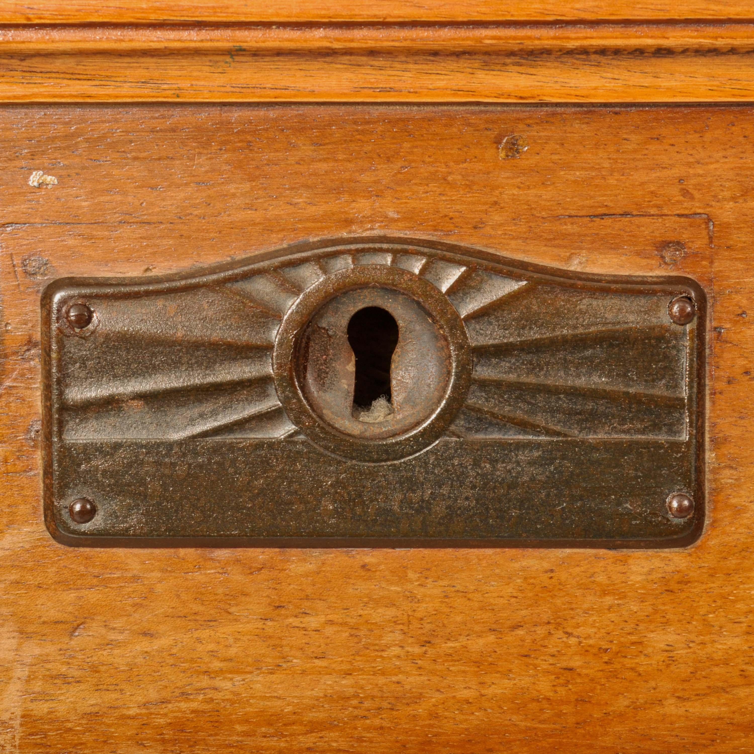 Antique French Louis XVI Cherry Semainier Seven Drawer Carved Chest Dresser 1880 10