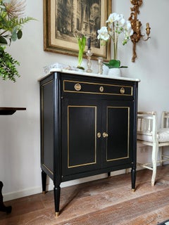 Antique French, Cassettiera Luigi XVI Commode Buffet Bar