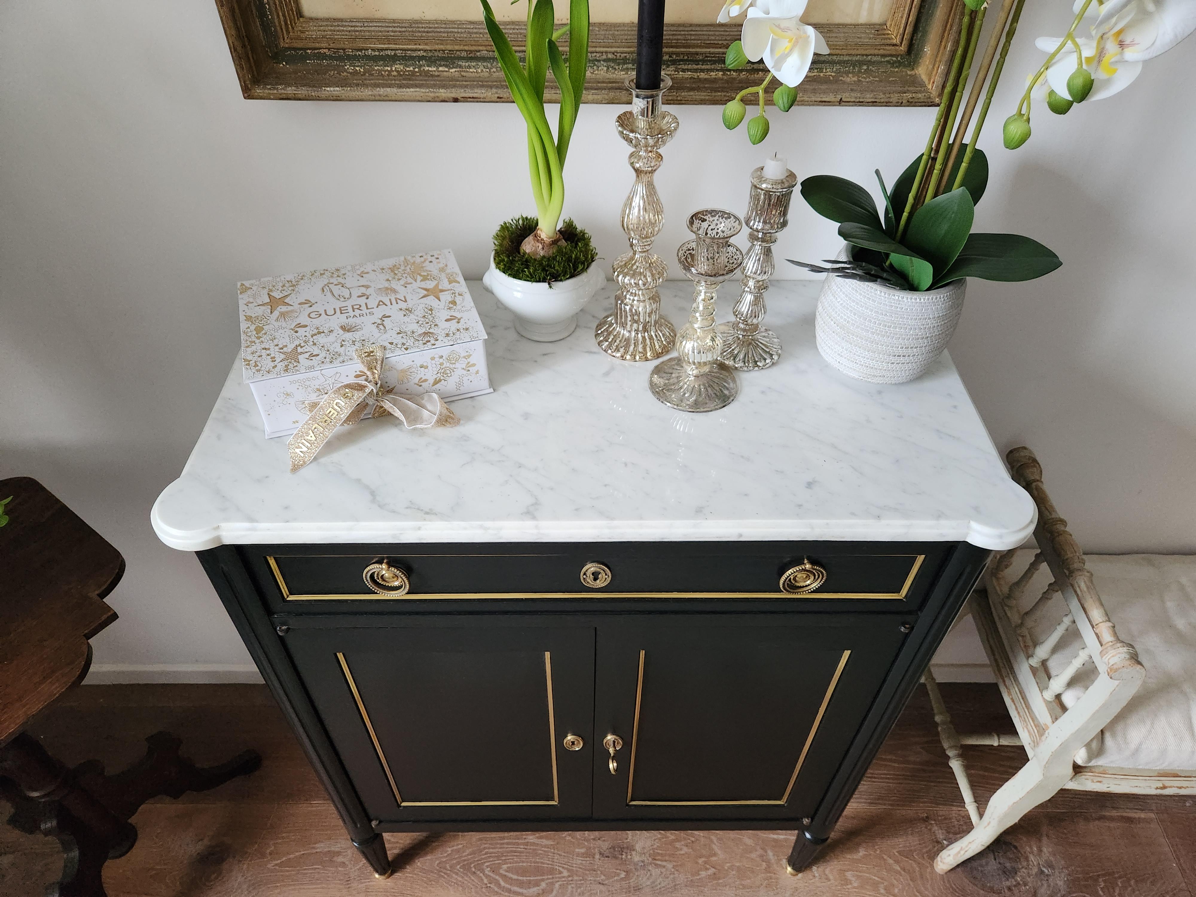 Francese Antique French, Cassettiera Luigi XVI Commode Buffet Bar in vendita