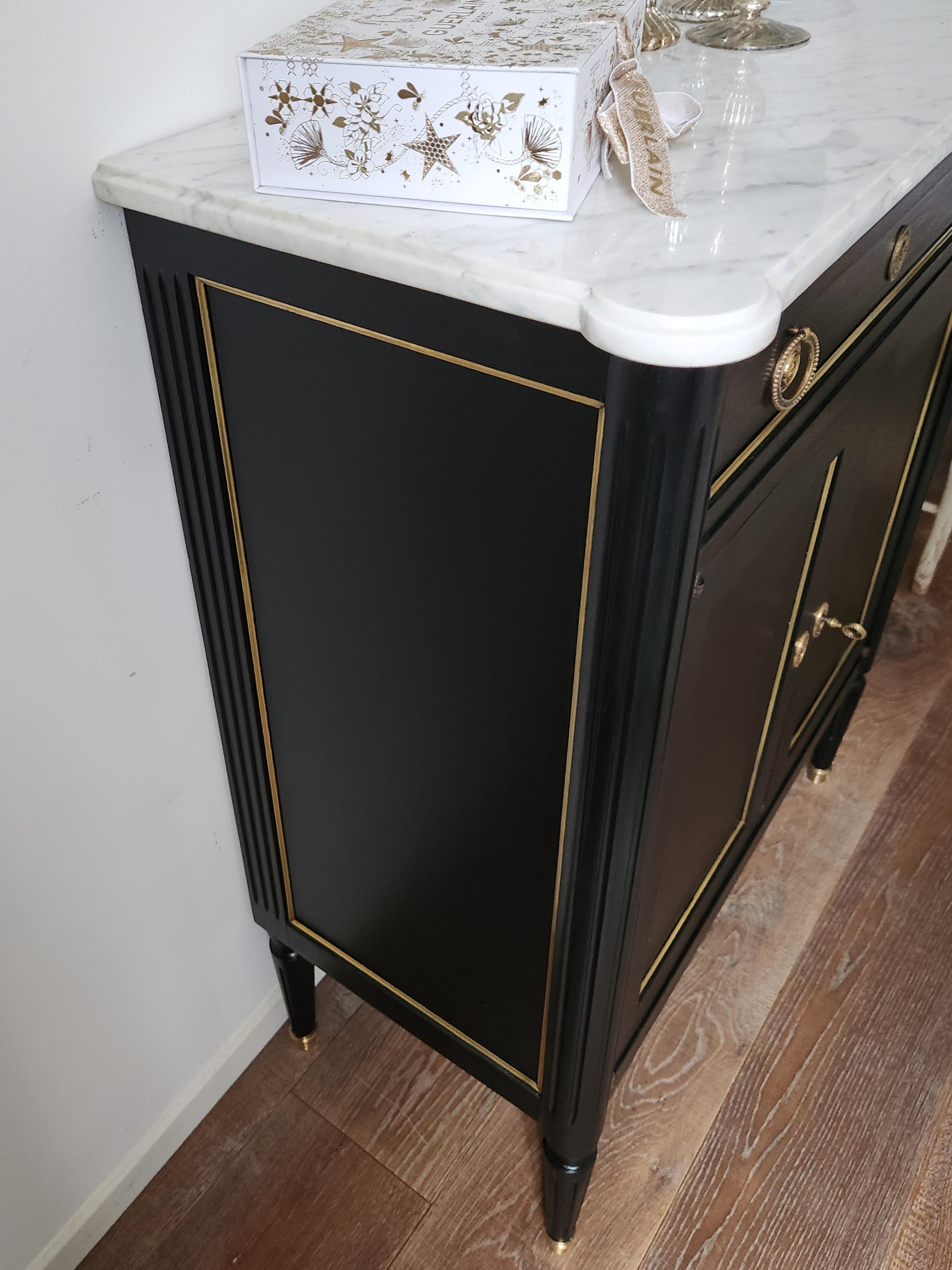 Inizio XX secolo Antique French, Cassettiera Luigi XVI Commode Buffet Bar in vendita