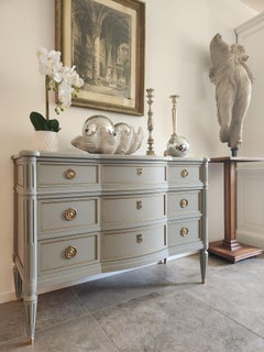 Antique French Louis XVI Chest Of Drawers Commode