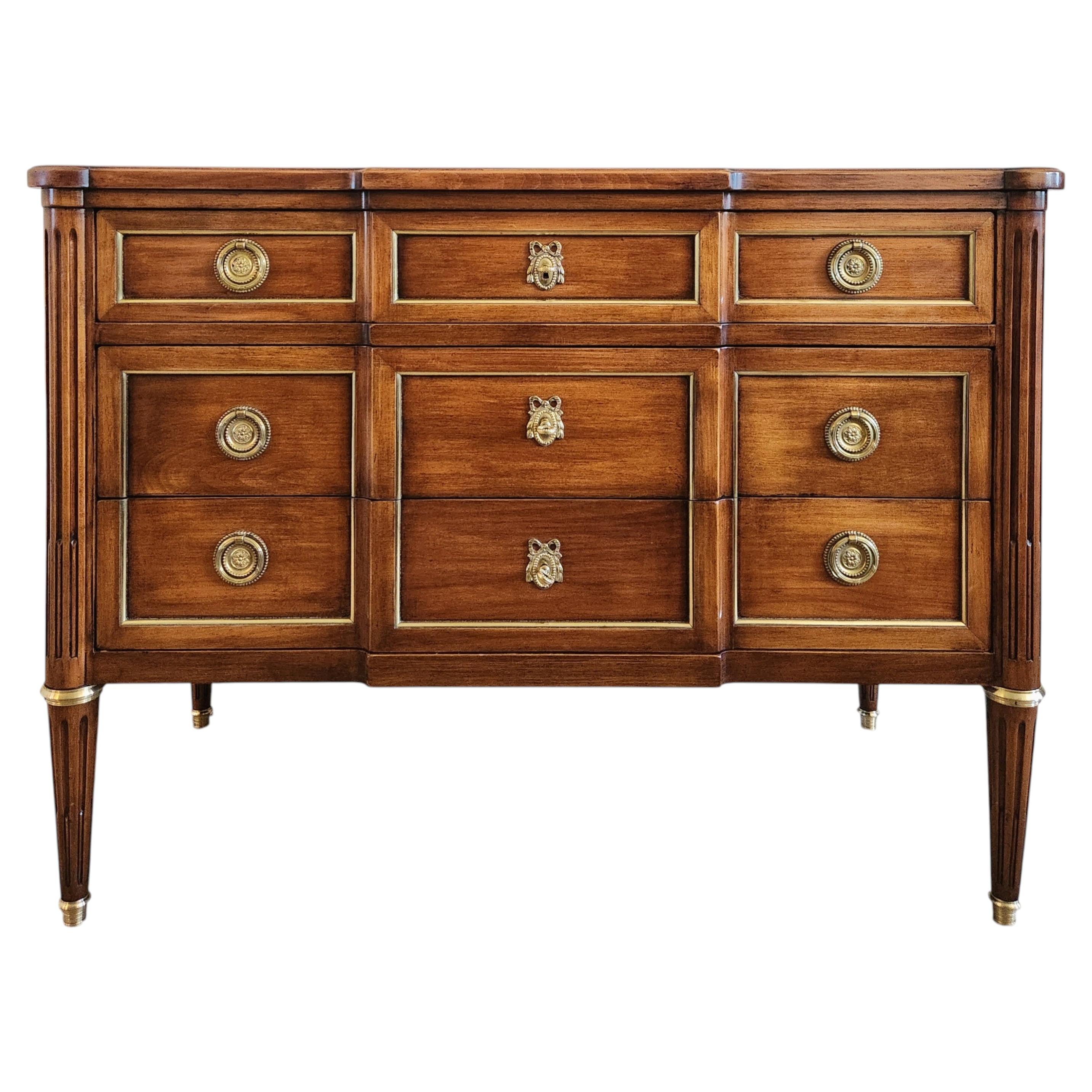 Antique French Louis XVI Commode Chest Of Drawers