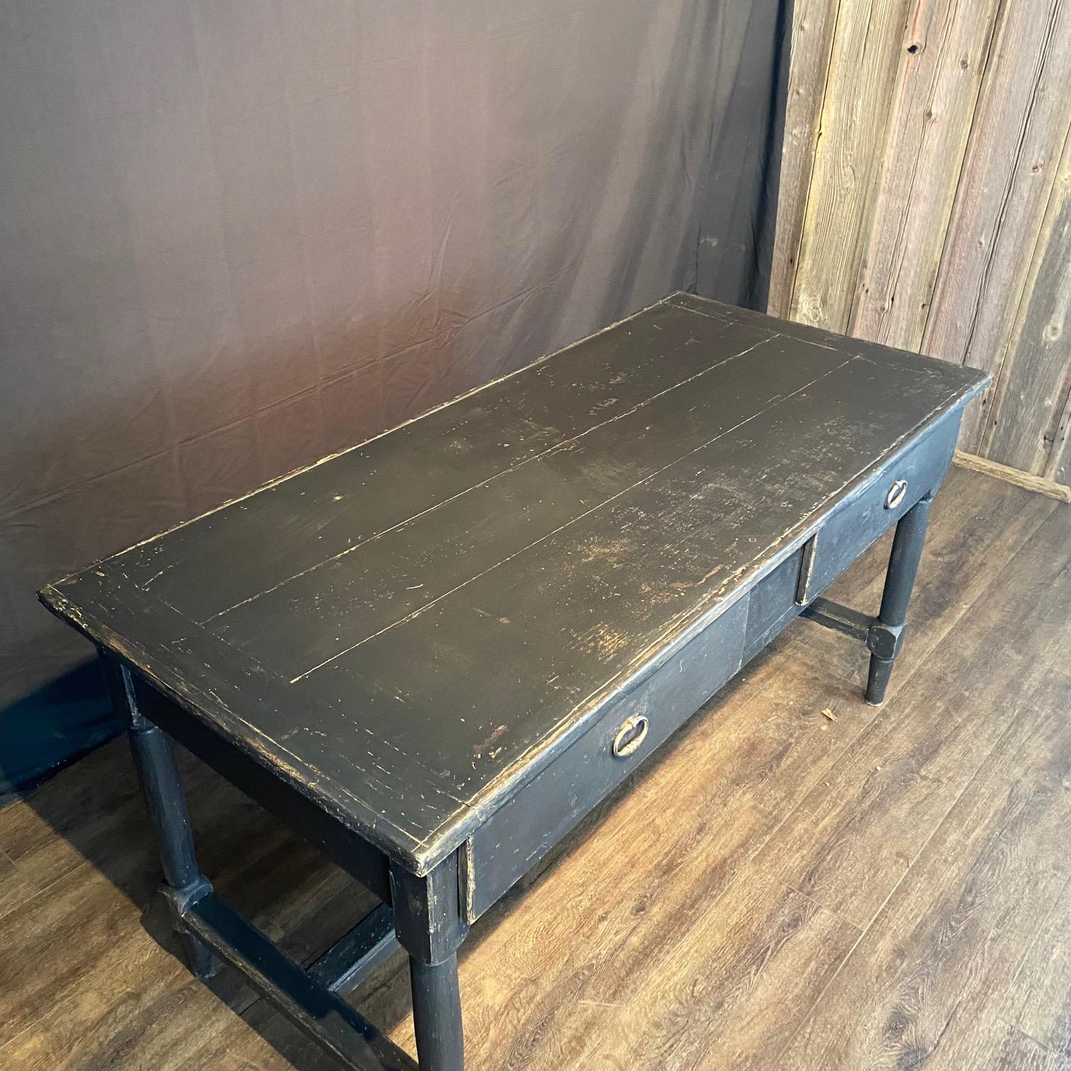 Antique French Louis XVI Schreibtisch, Konsole, oder Kücheninsel im Angebot 3
