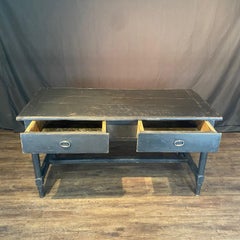 Antique French Louis XVI Desk, Console, or Kitchen Island
