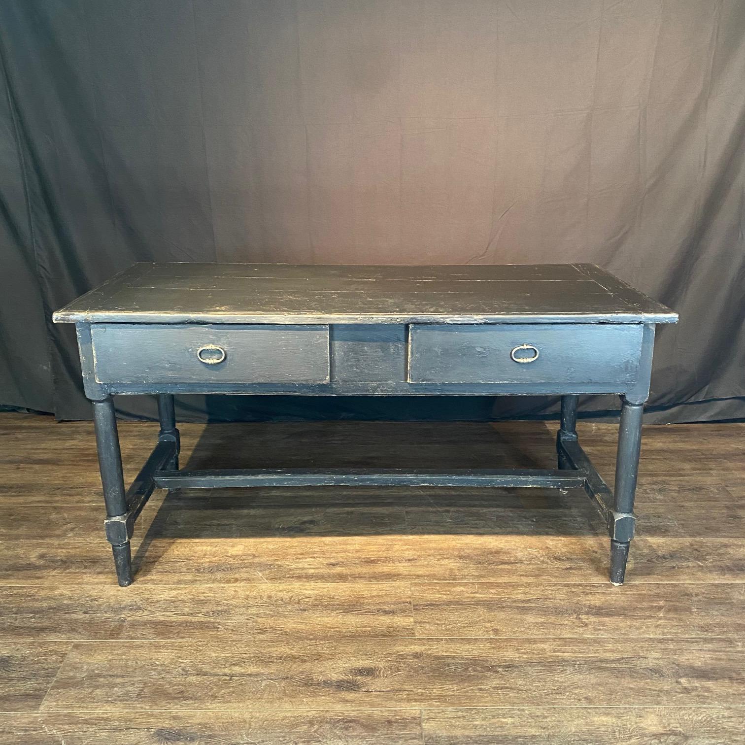 Antique French Louis XVI Schreibtisch, Konsole, oder Kücheninsel (Französische Provence) im Angebot