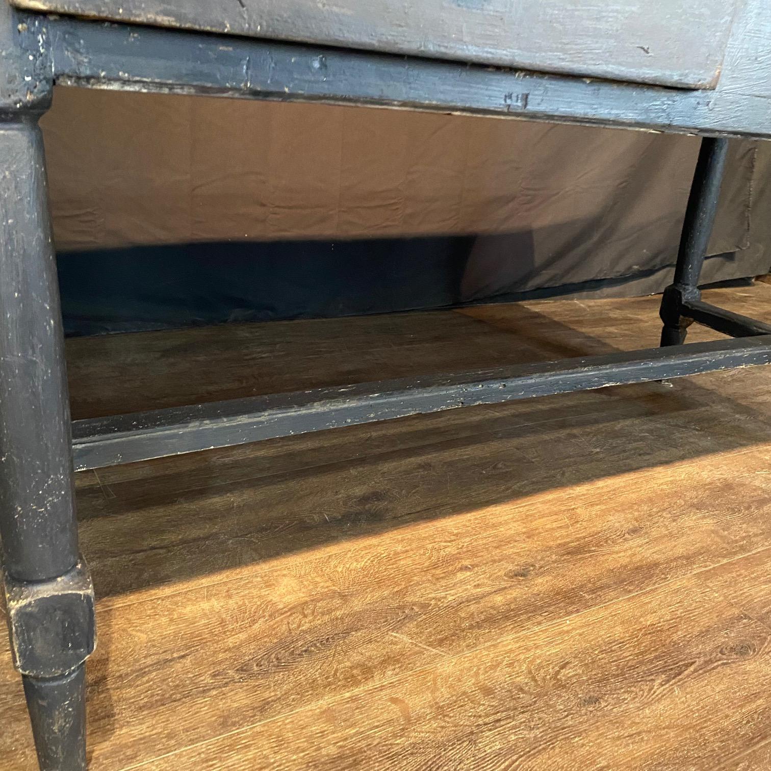 Antique French Louis XVI Schreibtisch, Konsole, oder Kücheninsel (Holz) im Angebot