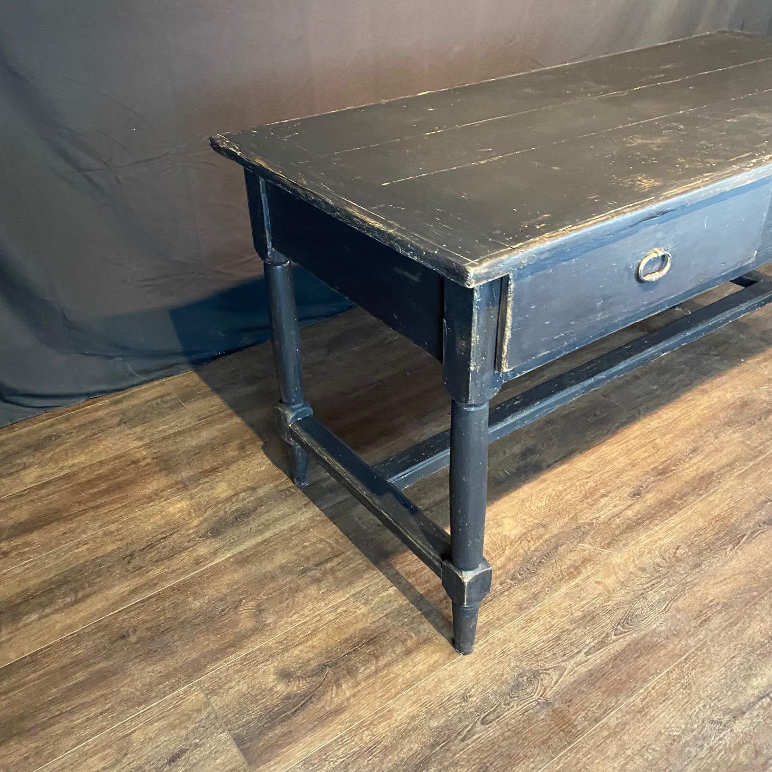Antique French Louis XVI Schreibtisch, Konsole, oder Kücheninsel im Angebot 2
