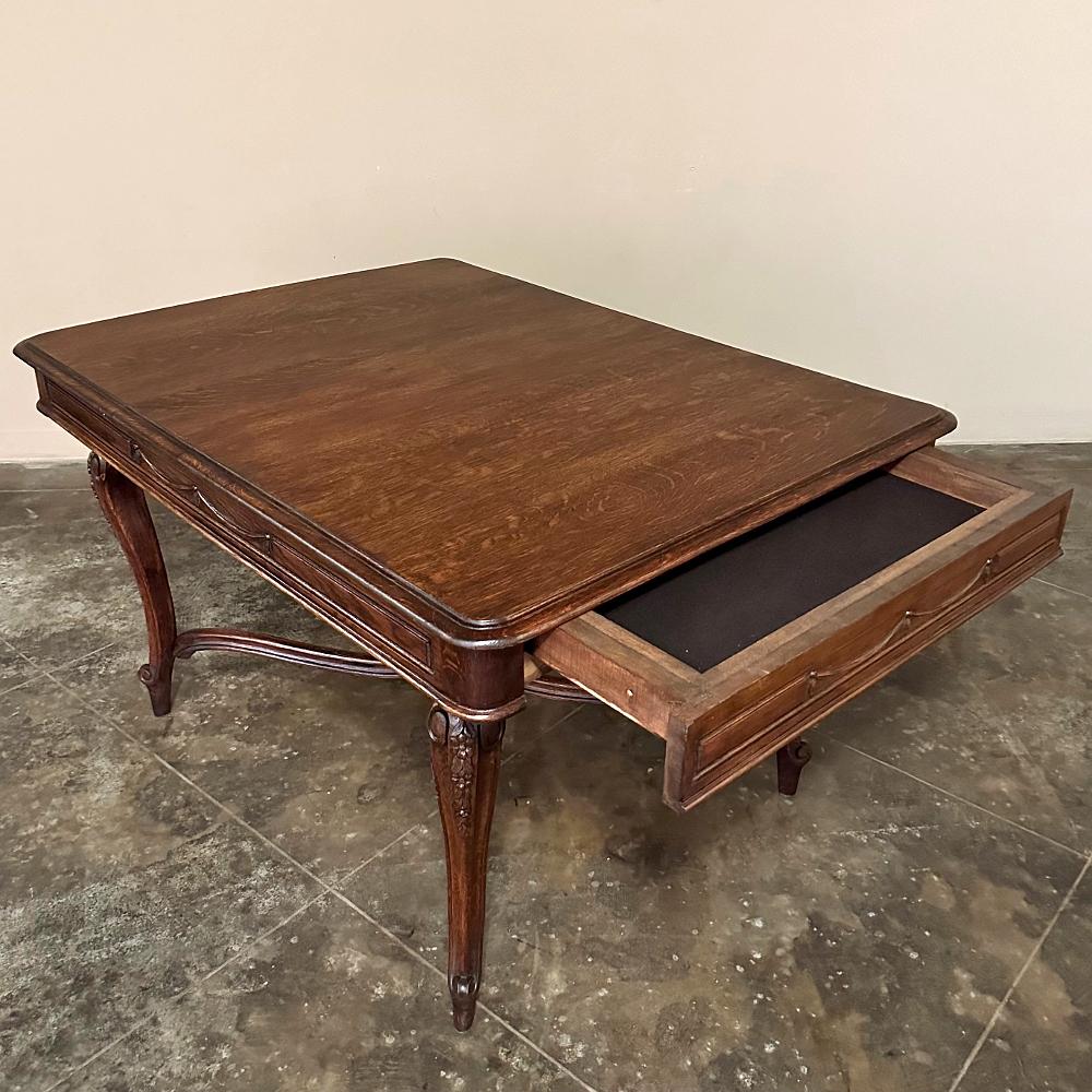 20th Century Antique French Louis XVI Desk ~ Library Table ~ Dining Table For Sale