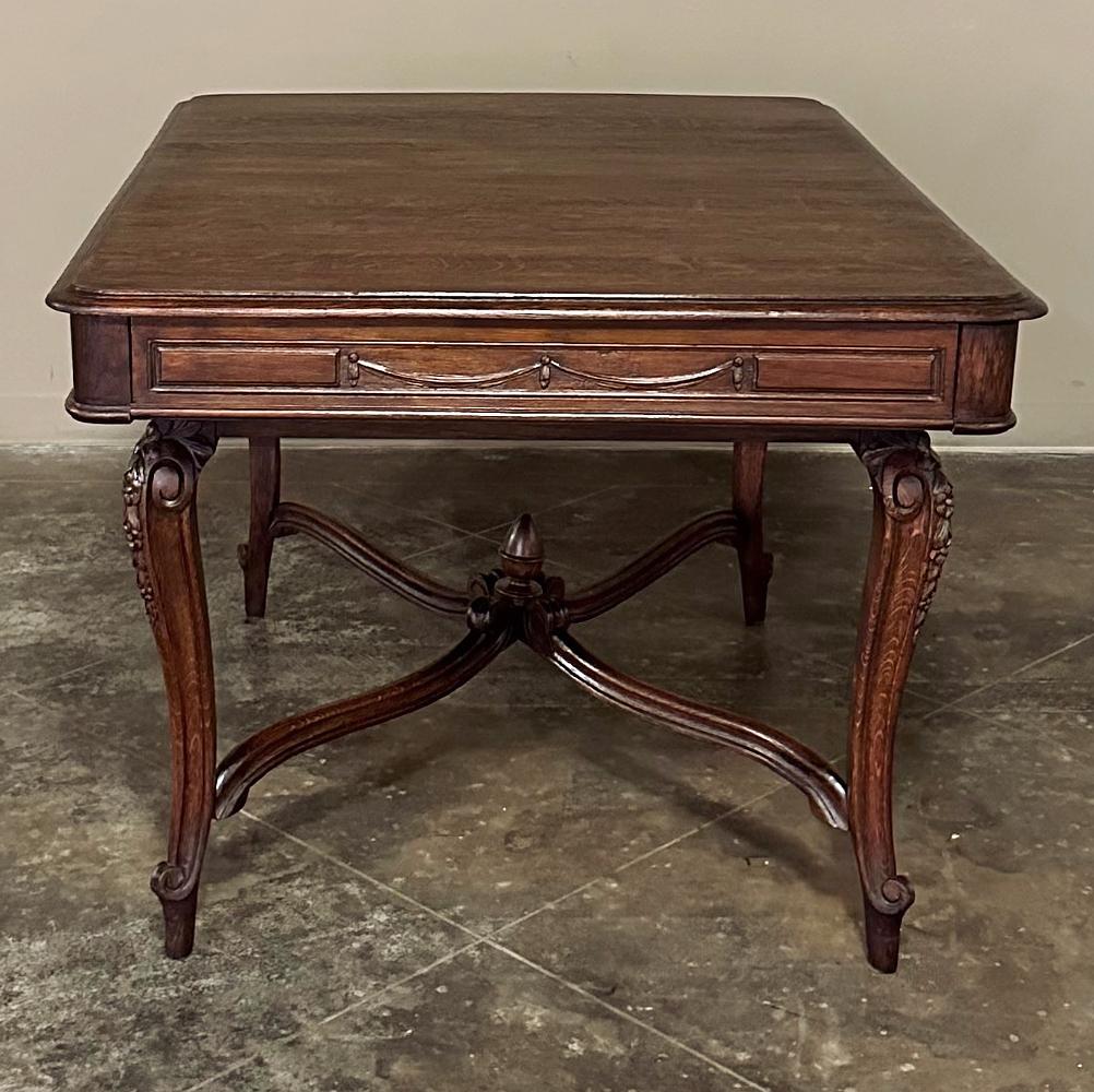 Antique French Louis XVI Desk ~ Library Table ~ Dining Table For Sale 1