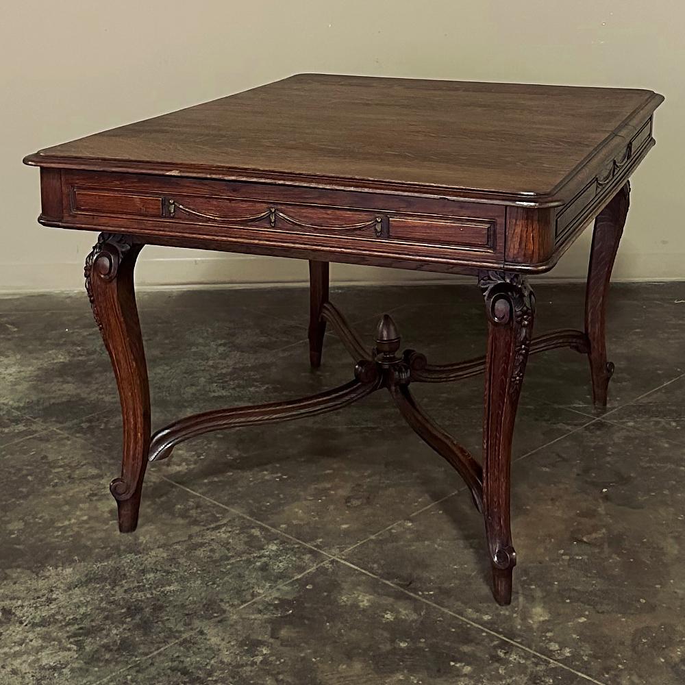 Antique French Louis XVI Desk ~ Library Table ~ Dining Table For Sale 2