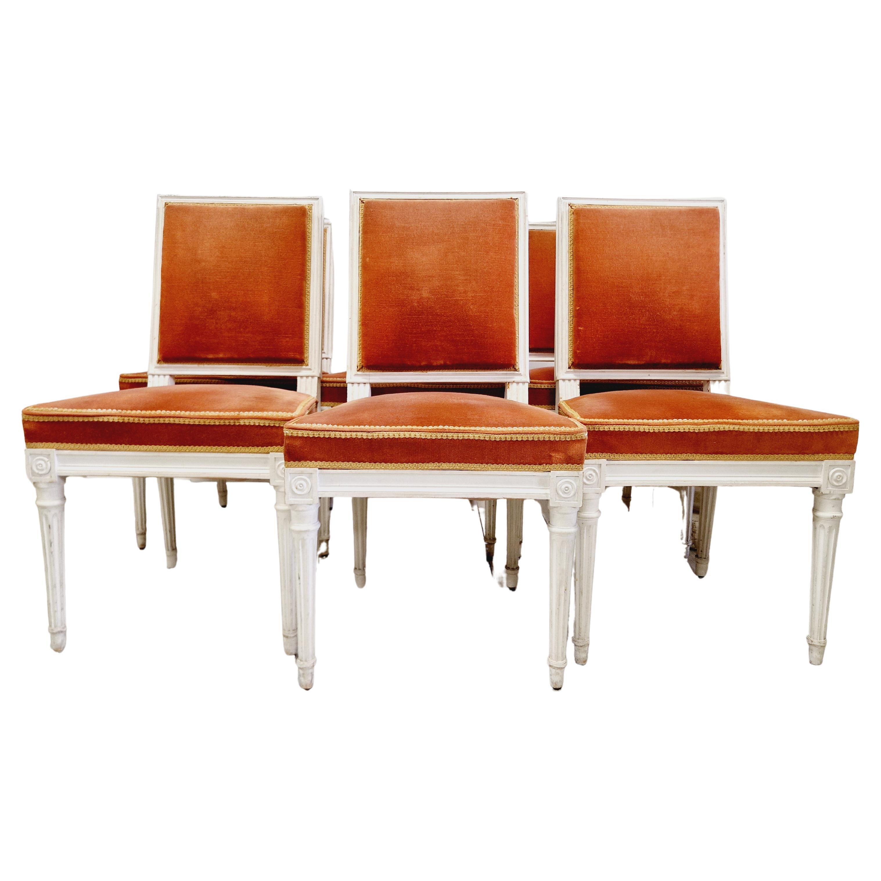 Antique French Louis XVI Dining Chairs