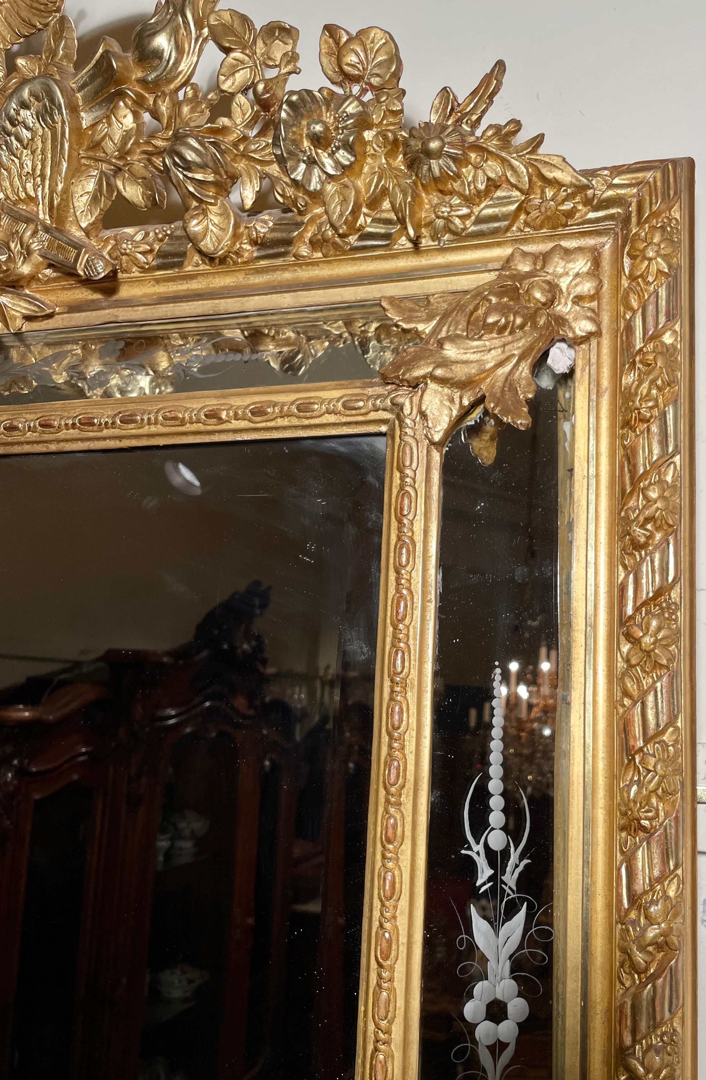 ornate french mirror