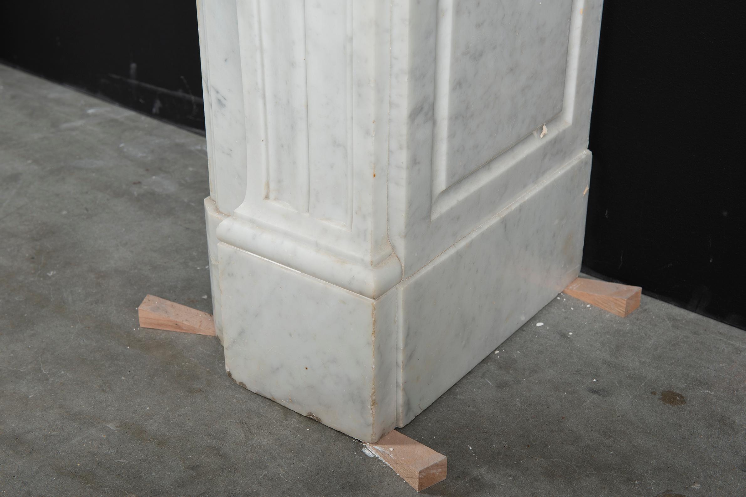 Antique French Louis XVI Fireplace Mantel 12