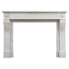 Antique French Louis XVI Fireplace Mantel