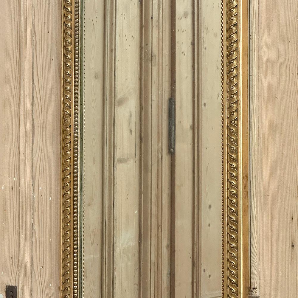 Antique French Luigi XVI specchio Trumeau dorato in vendita 6