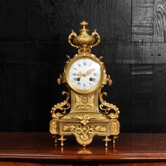 Antique French Louis XVI Gilt Bronze Clock