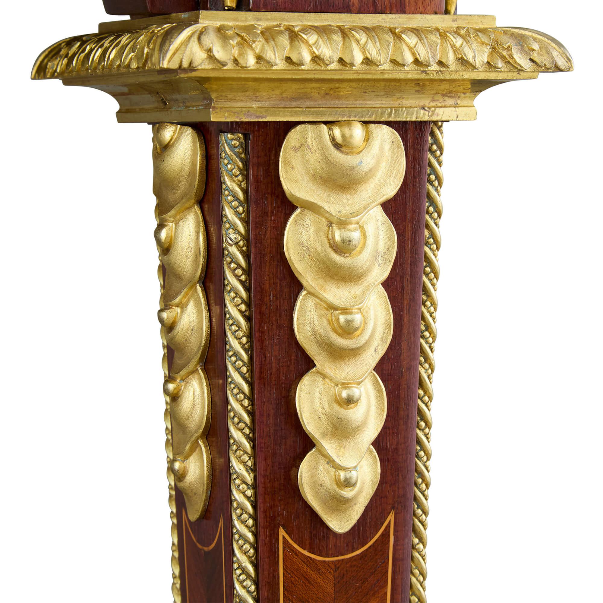 Antique French Louis XVI Ormolu Marble Wood Centre Table en vente 2