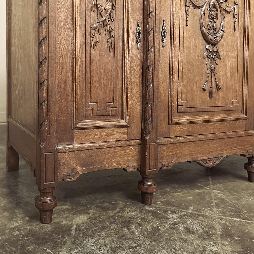 Antique French Louis XVI Marble Top Buffet For Sale 10