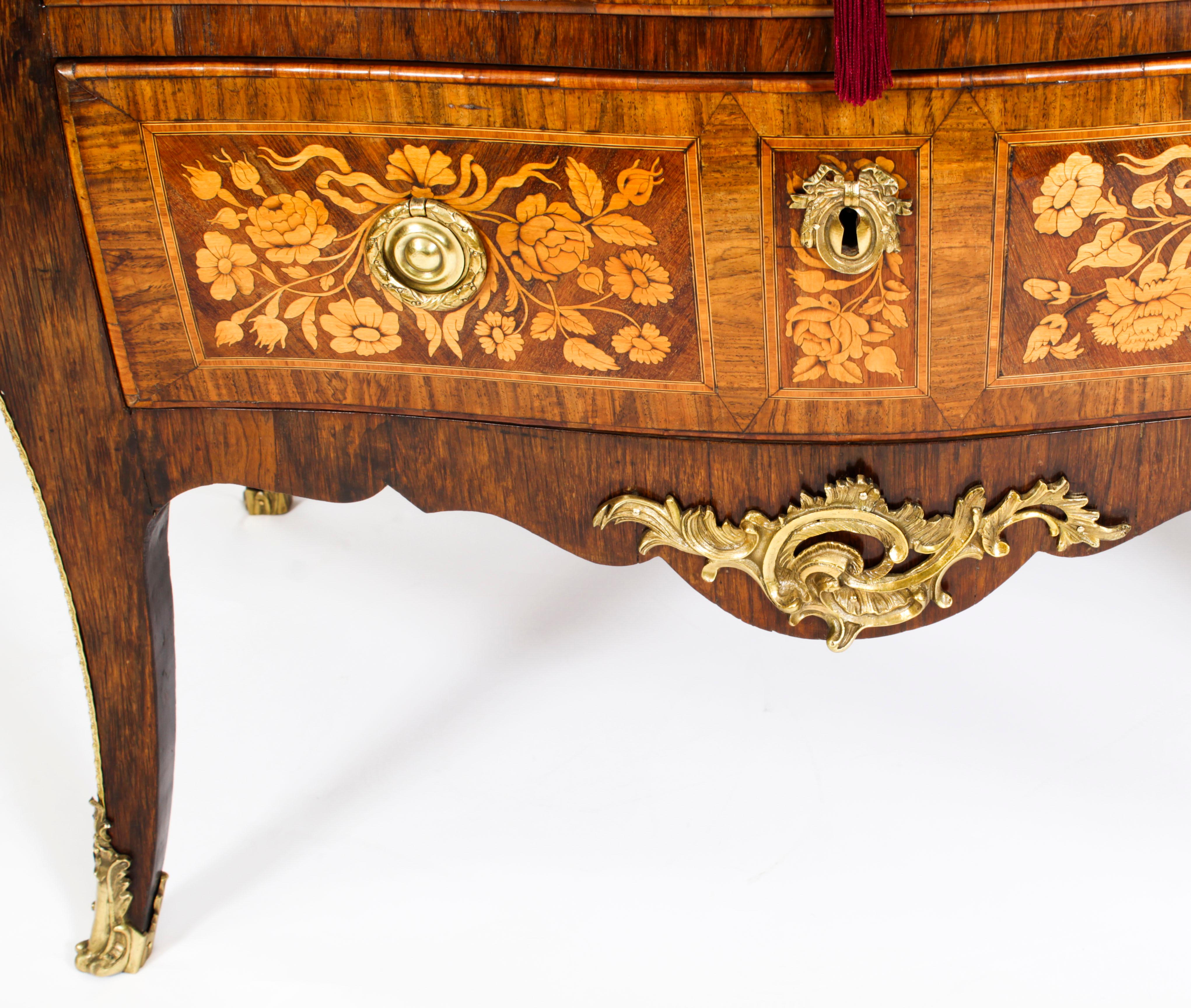 Antique French Louis XVI Marquetry Commode Chest 18th C 6