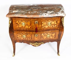 Antique French Louis XVI Marquetry Commode Chest 18th C