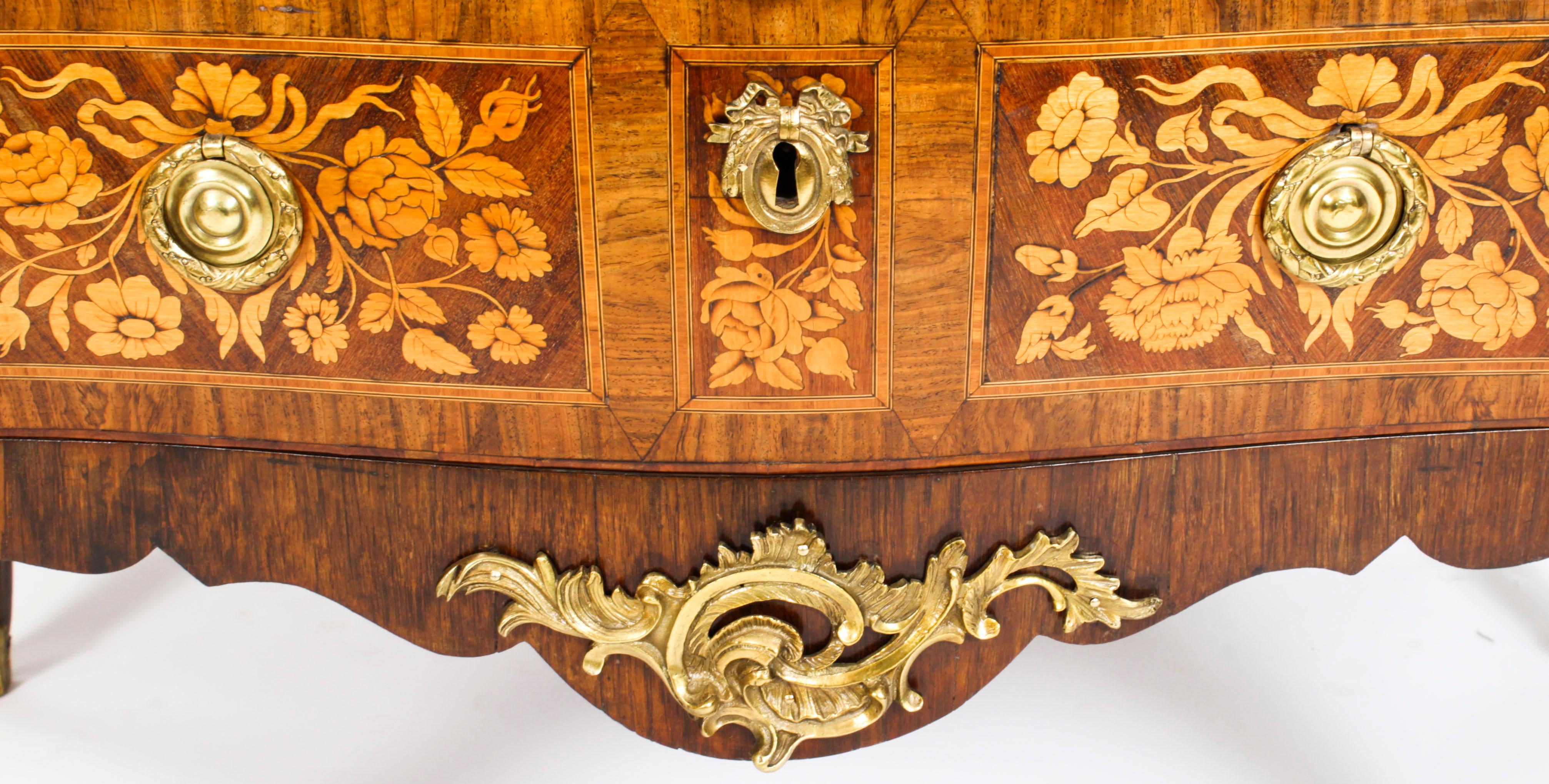 Antique French Louis XVI Marquetry Commode Chest 18th C 3