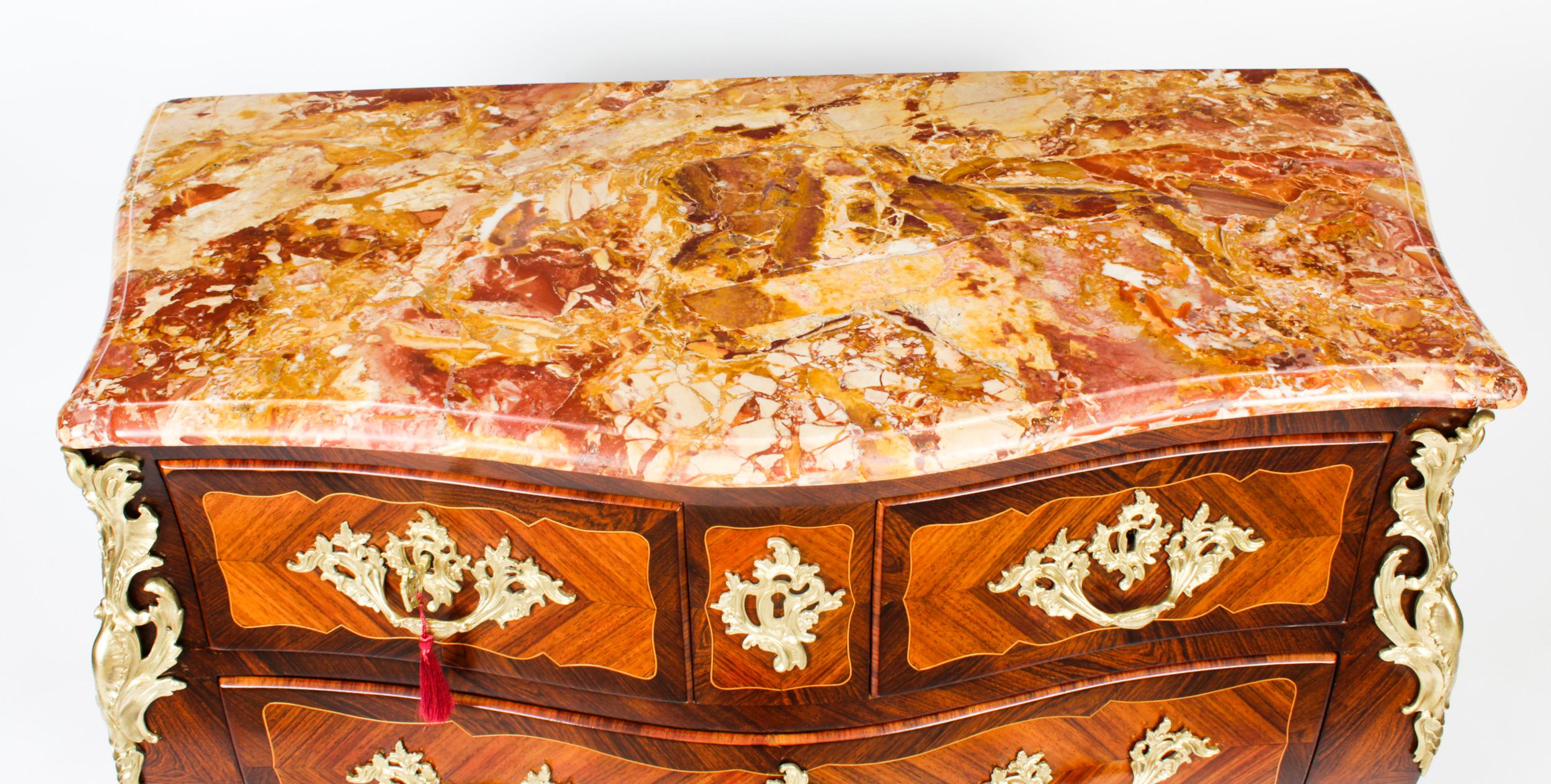 Antique French Louis XVI Marquetry Commode Chest 18th Century For Sale 8