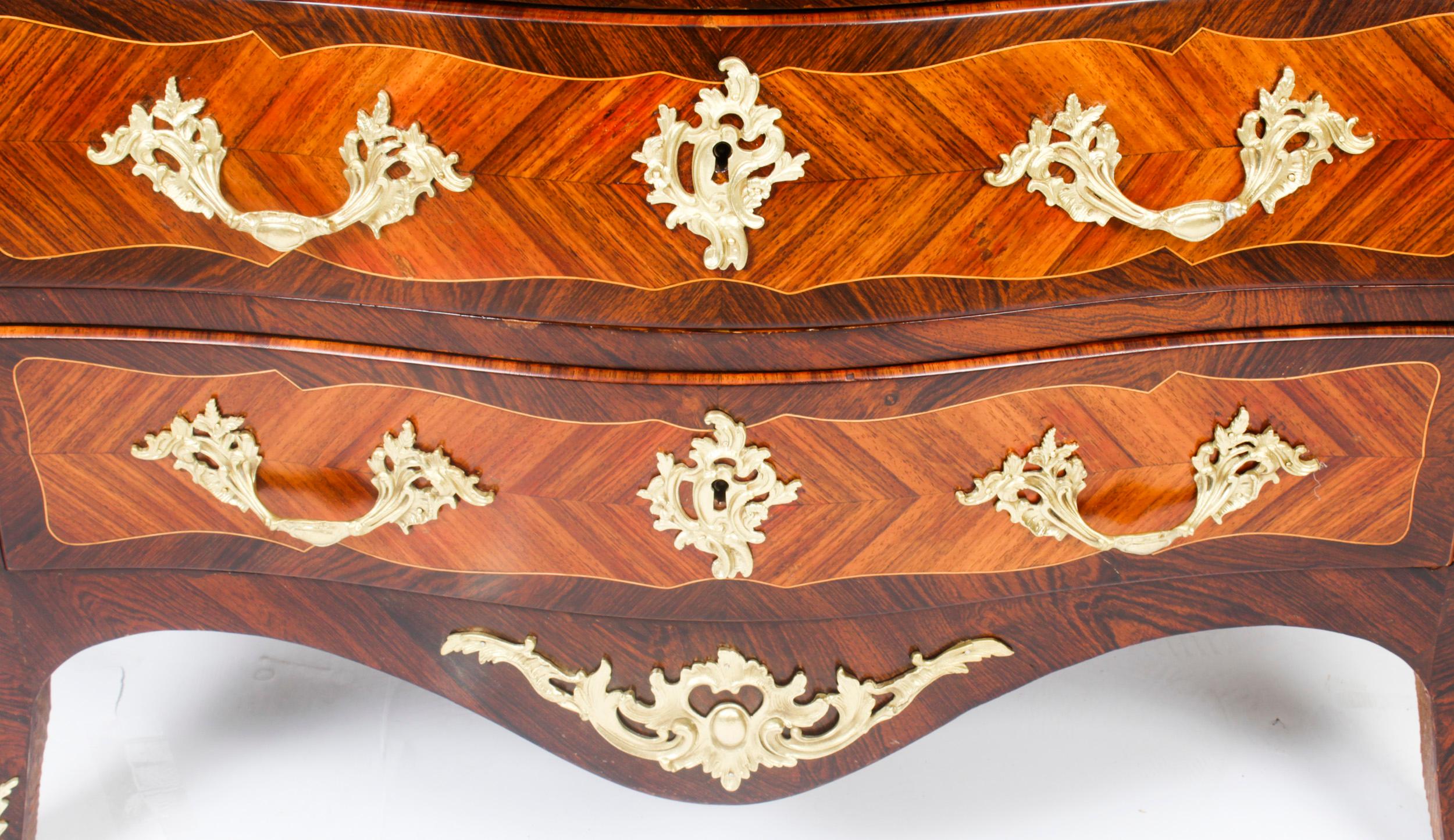 Antique French Louis XVI Marquetry Commode Chest 18th Century For Sale 2