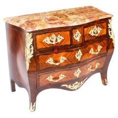 Used French Louis XVI Marquetry Commode Chest 18th Century