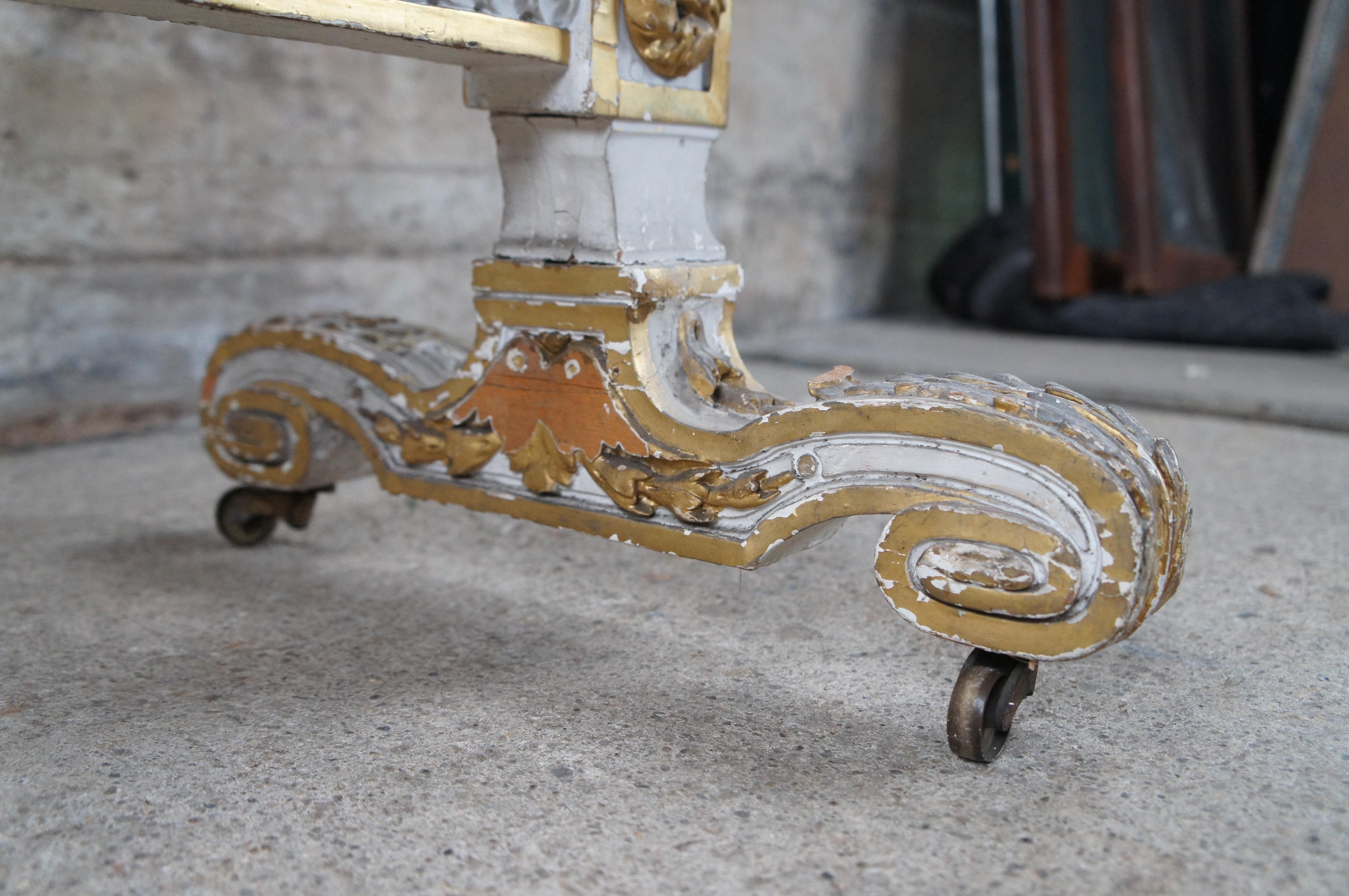 Antique French Louis XVI Neoclassical Fireplace Mantel Hearth Fire Screen 45