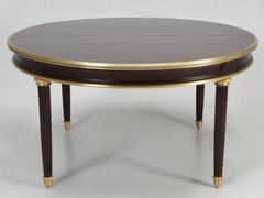 Antique French Louis XVI Oval or Round Dining Table
