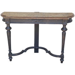 Antique French Louis XVI Painted Console, circa 1880