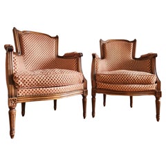 Antique French Louis XVI Pair Of Armchair