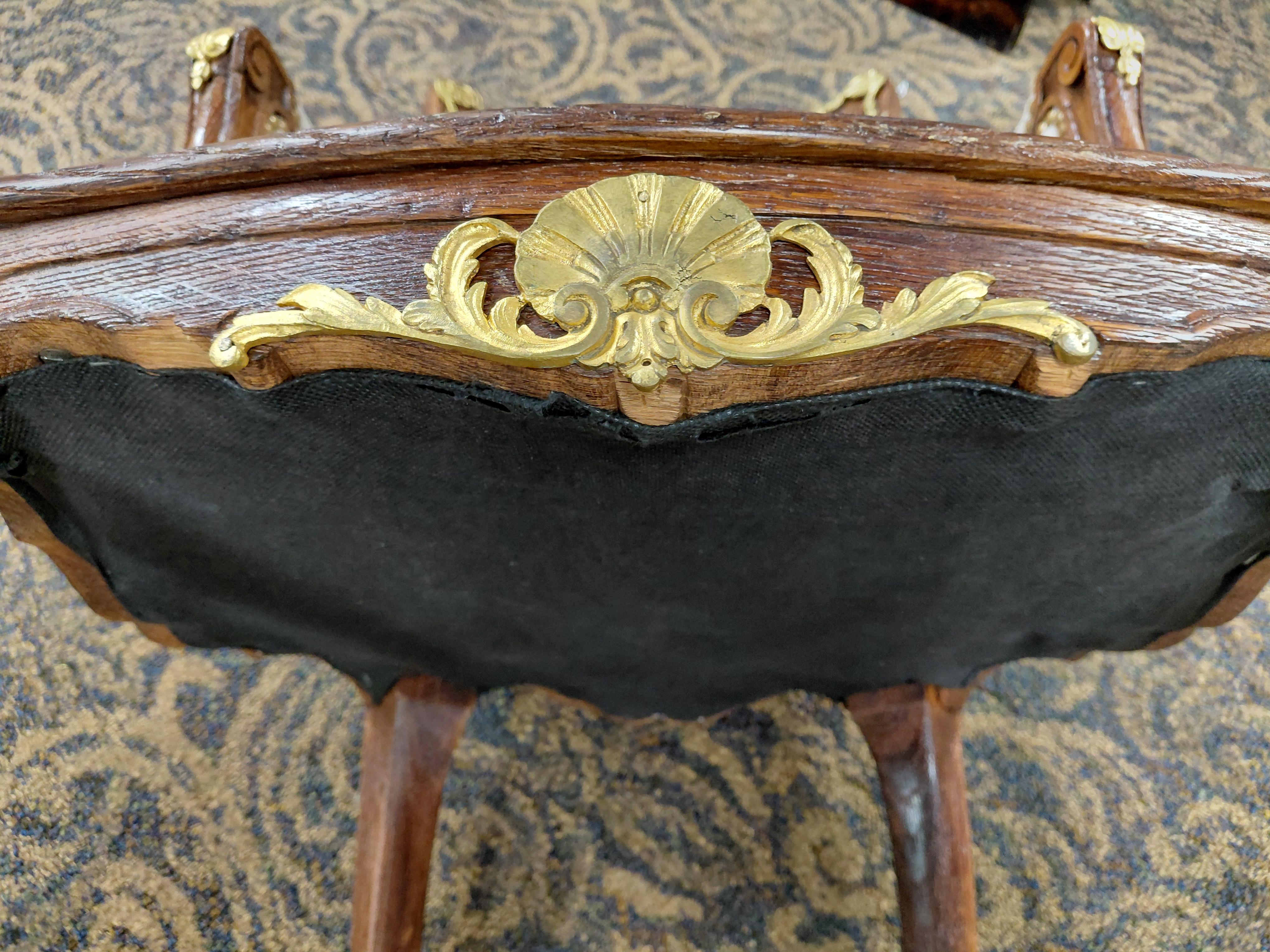 Silla de salón Antique French Louis XVI en Bueno estado para la venta en MC Leansville, NC