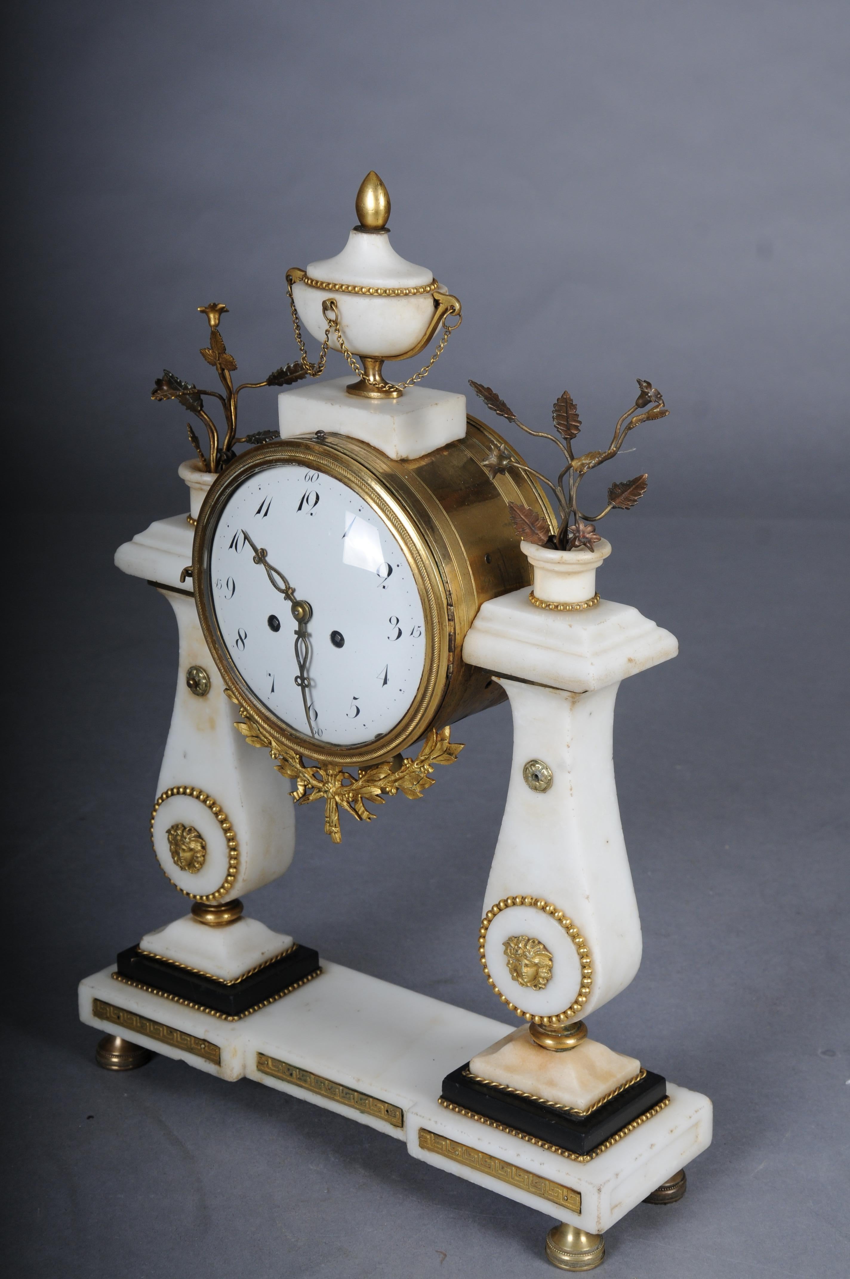 Antique French Louis XVI portal clock, Paris, circa 1880 For Sale 4