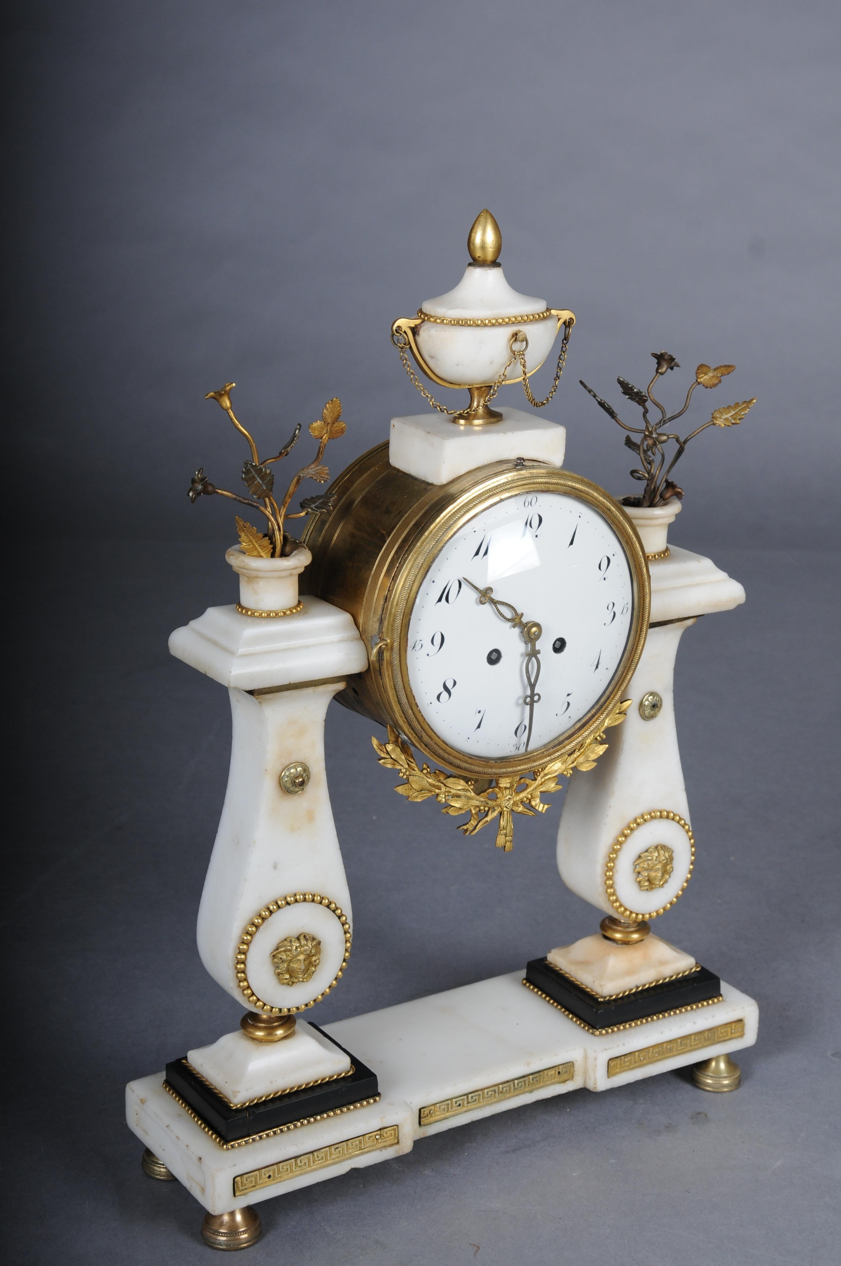 Antique French Louis XVI portal clock, Paris, circa 1880 For Sale 5
