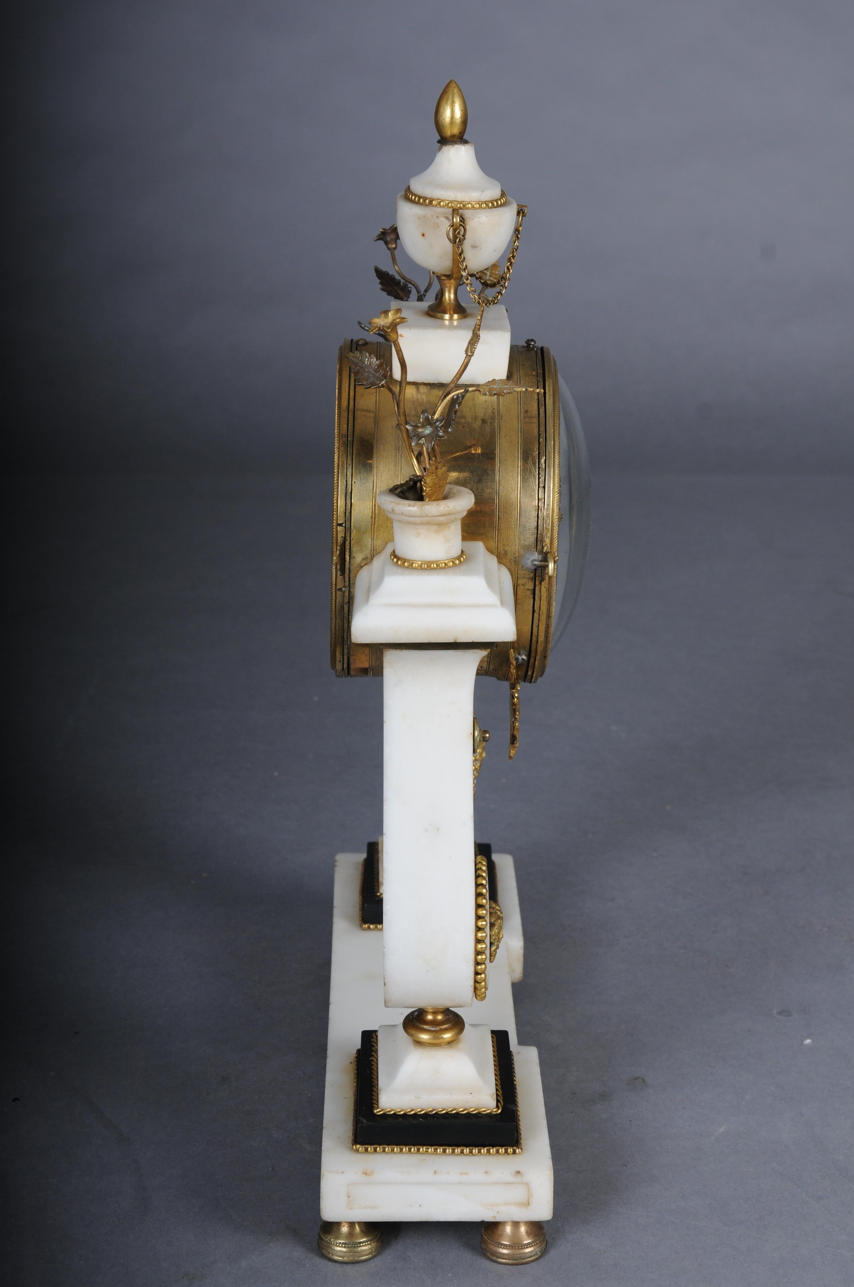 Antique French Louis XVI portal clock, Paris, circa 1880 For Sale 6