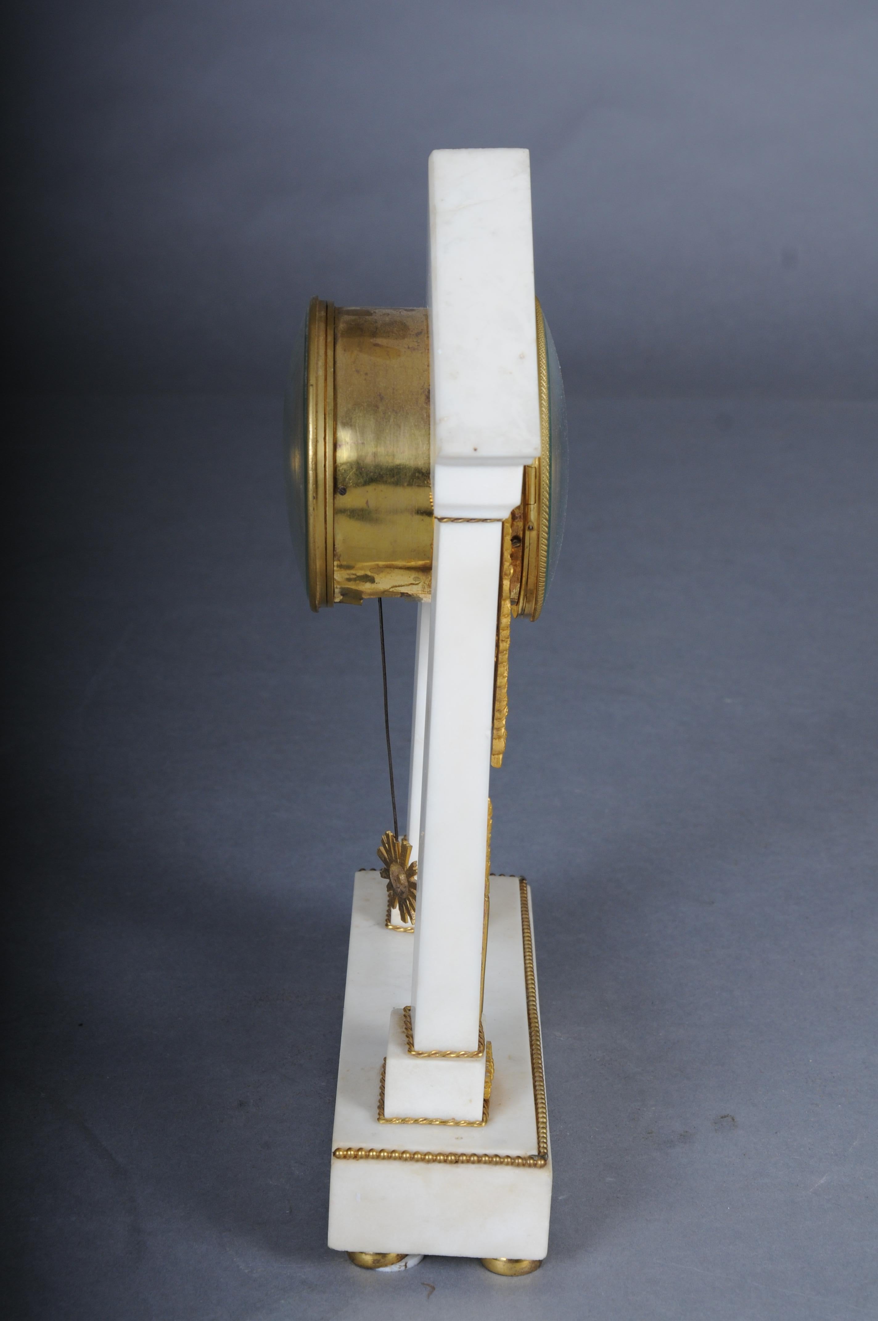Antique French Louis XVI portal clock, Paris, circa 1880 For Sale 6