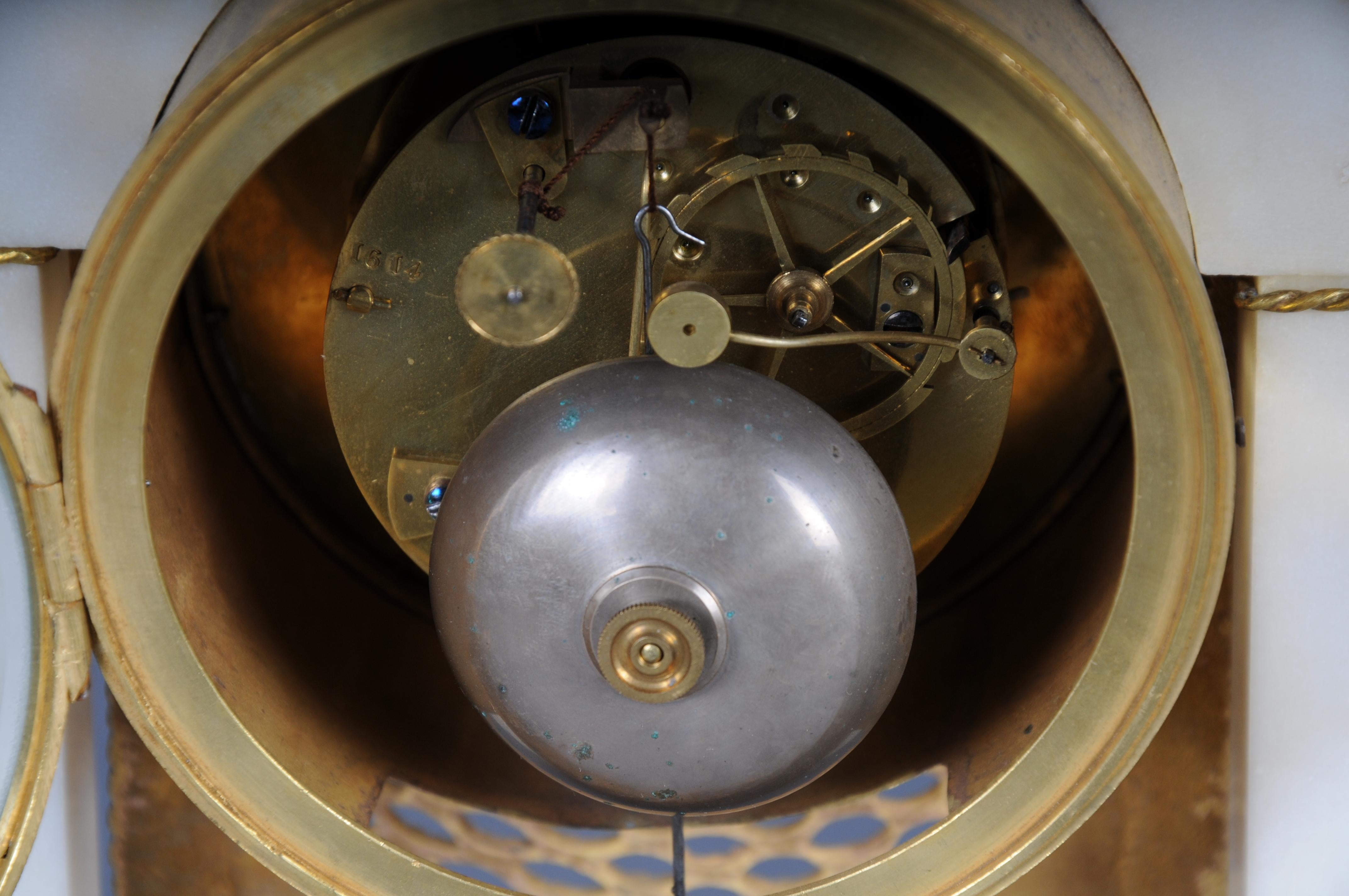 Antique French Louis XVI portal clock, Paris, circa 1880 For Sale 7