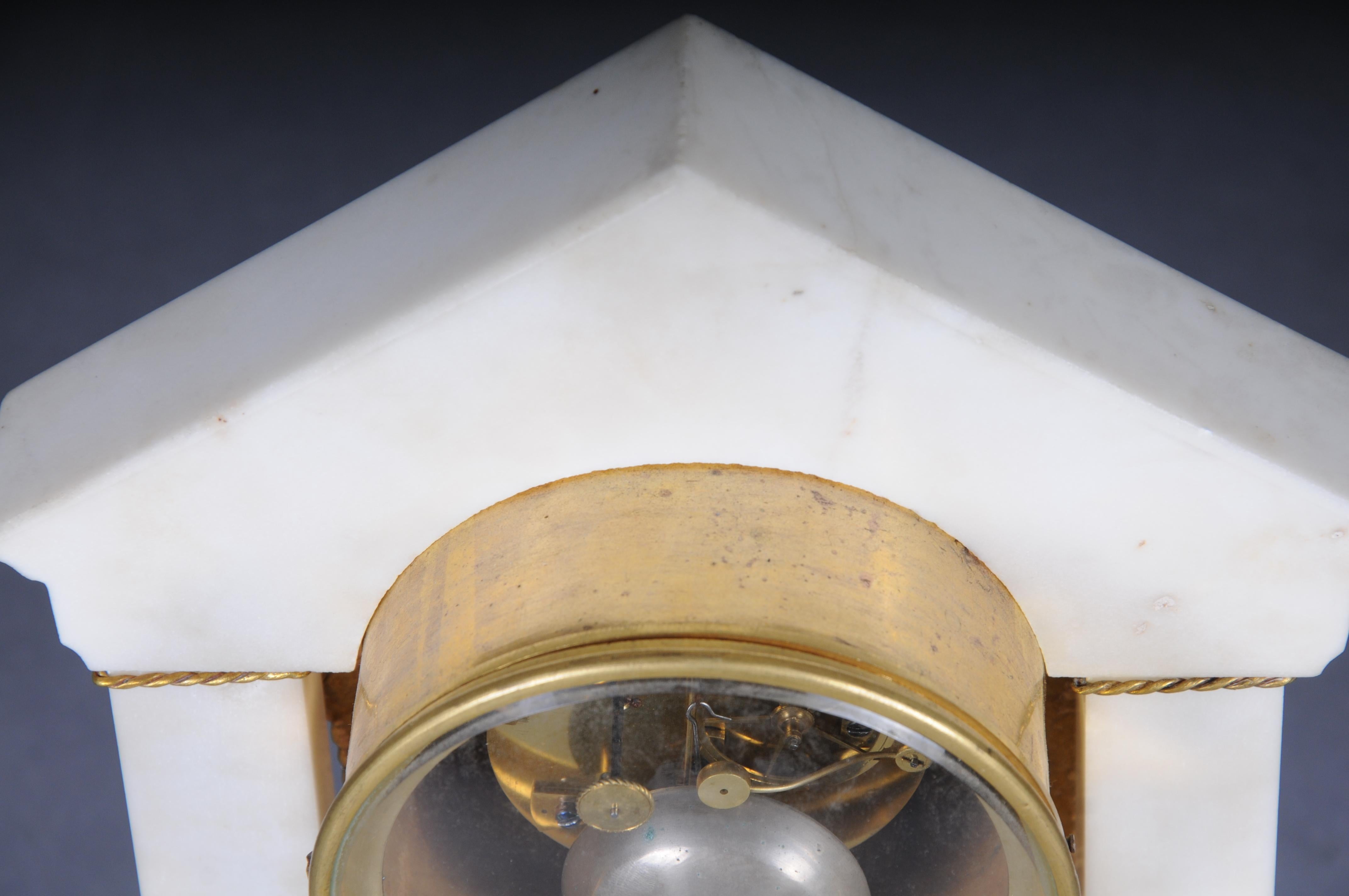 Antique French Louis XVI portal clock, Paris, circa 1880 For Sale 9