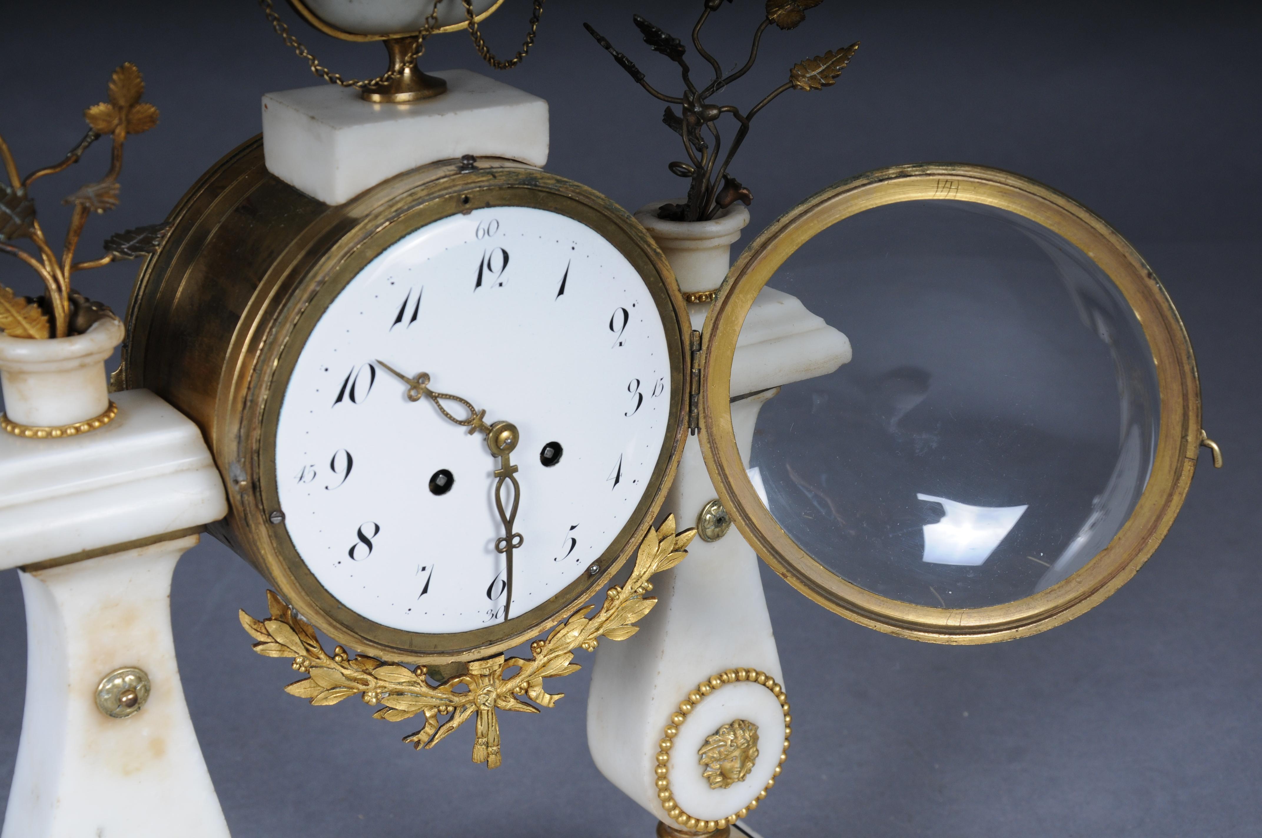 Antique French Louis XVI portal clock, Paris, circa 1880 For Sale 10
