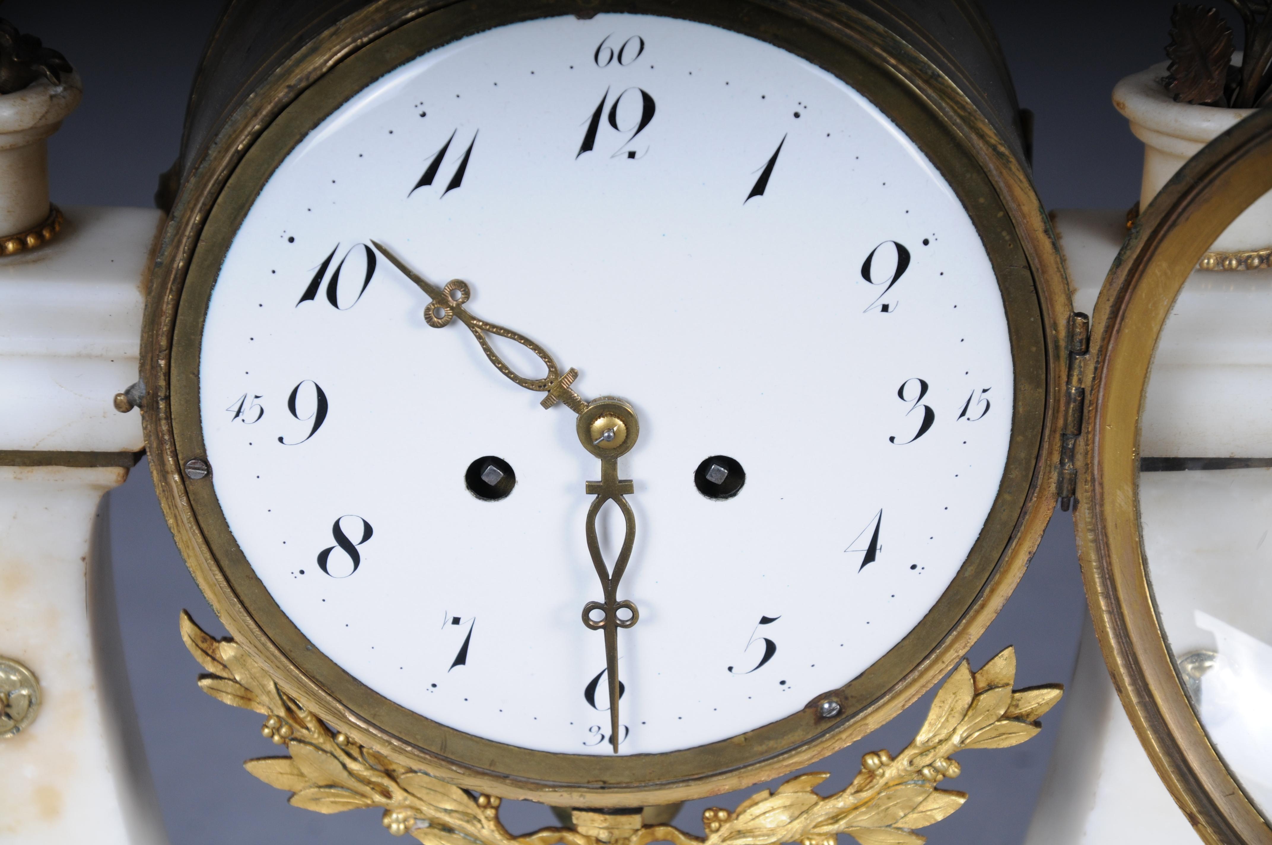 Antique French Louis XVI portal clock, Paris, circa 1880 For Sale 11