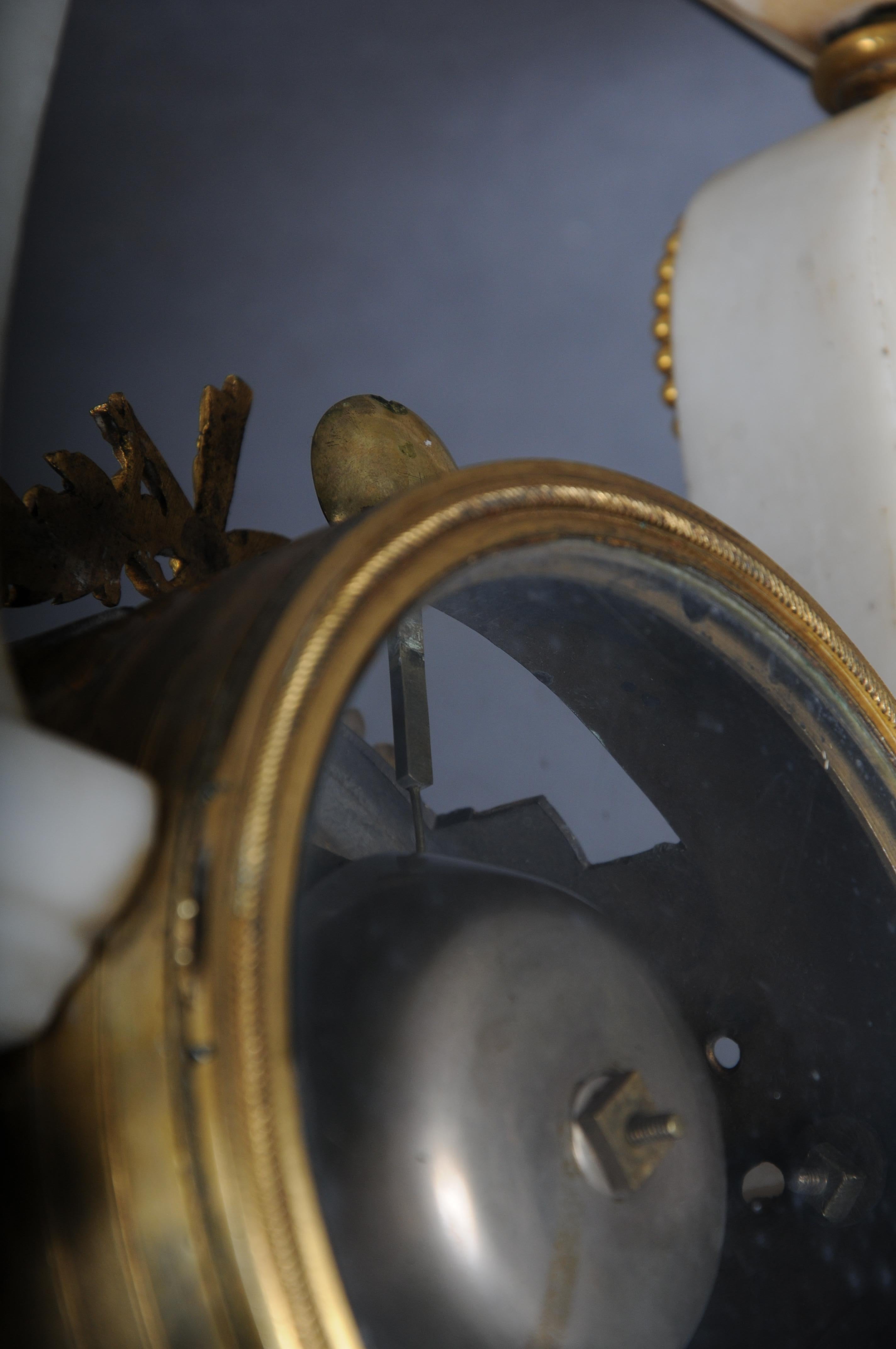 Antique French Louis XVI portal clock, Paris, circa 1880 For Sale 12
