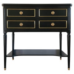 Antique French Louis XVI, Silverware Cabinet, Chest Console