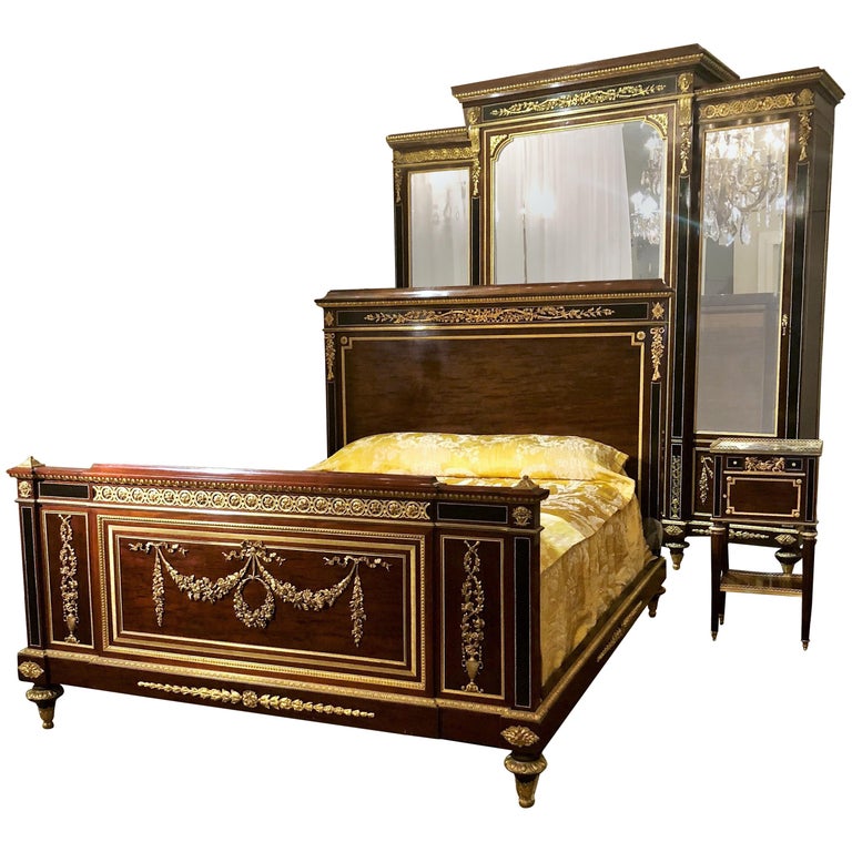 Antique French Louis Xvi Style Bedroom Suite By Master Ebeniste Francois Linke For Sale At 1stdibs