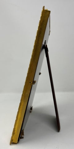 Antique French Louis XVI Style Bronze D'oré Handmade Picture Frame, circa 1890